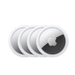Apple AirTag 4'lü Paket Beyaz Kayıp Eşya Bulucu Seti - iOS Uyumlu Akıllı Takip Cihazı