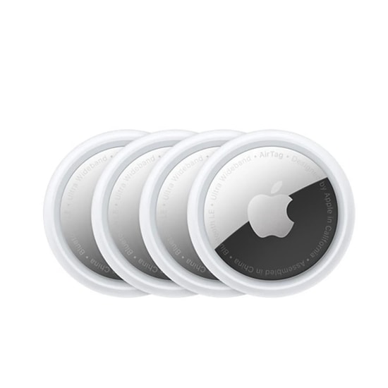 Apple AirTag 4'lü Paket Beyaz Kayıp Eşya Bulucu Seti - iOS Uyumlu Akıllı Takip Cihazı