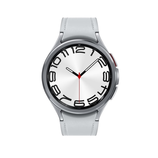 Samsung Galaxy Watch 6 Classic 47mm Gümüş Akıllı Saat - 16GB Hafıza, Safir Cam, Uyku ve Egzersiz Takibi, Şık Tasarım