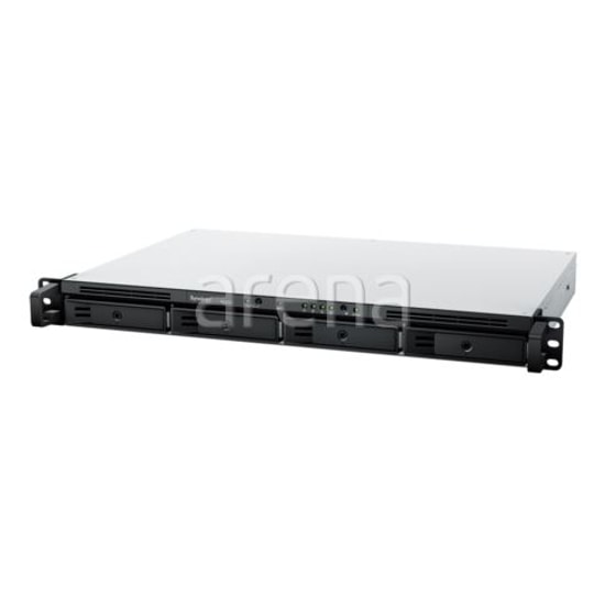 Synology RS422PLUS 4 Disk (3.5/2.5") Yuvalı 1U Rack NAS Depolama - AMD 2 Çekirdekli, 2GB DDR4, USB 3.2, Gigabit Ethernet