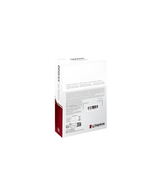 Kingston XS1000 1TB USB-C 3.2 Gen 2 Type C Taşınabilir SSD (SXS1000/1000G) - 1050/1000MB/s, NAND, Kompakt Tasarım
