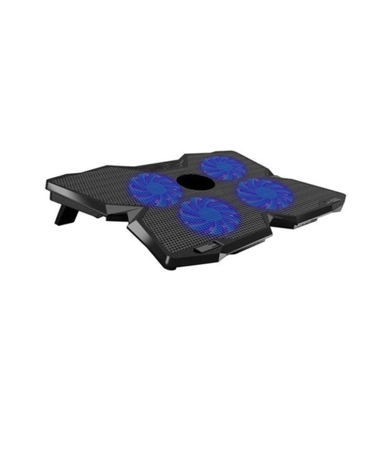 Dexim Notebook Soğutucu Stand DNA001 - 4 Fanlı, Mavi Ledli, 18" ve Altı Laptop Soğutucu