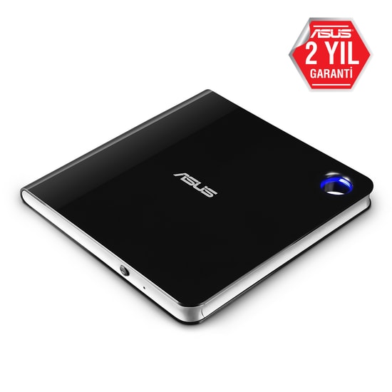 Asus Sbw-06D5H-U Harici İnce Blu-Ray Yazici  M-Disc  Usb Type-C Ve Type-A Destekli  Siyah Optik Sürücü