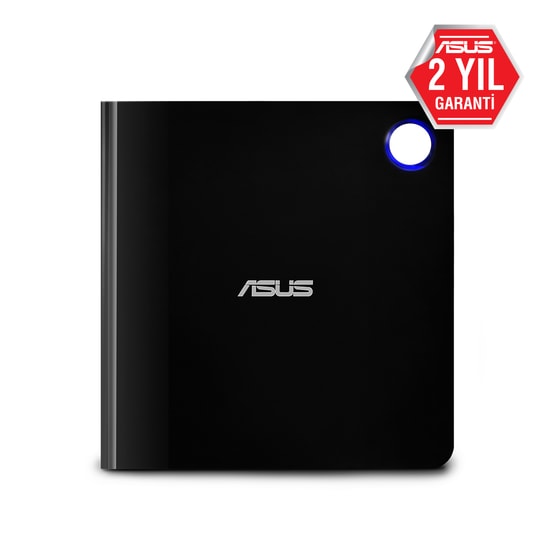 Asus Sbw-06D5H-U Harici İnce Blu-Ray Yazici  M-Disc  Usb Type-C Ve Type-A Destekli  Siyah Optik Sürücü