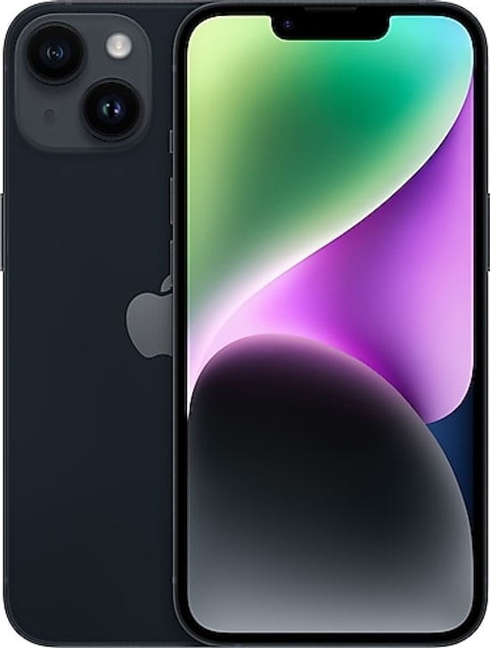 Apple iPhone 14 128 GB Siyah Cep Telefonu (Apple Türkiye Garantili) - 6.1 İnç Ekran, 5G, 6 GB RAM, 3279 mAh Pil