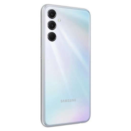 Samsung Galaxy M34 5G Gümüş 128GB Akıllı Telefon- 6GB RAM, 6.5" 120Hz Ekran, 6000mAh Batarya, Türkiye Garantili