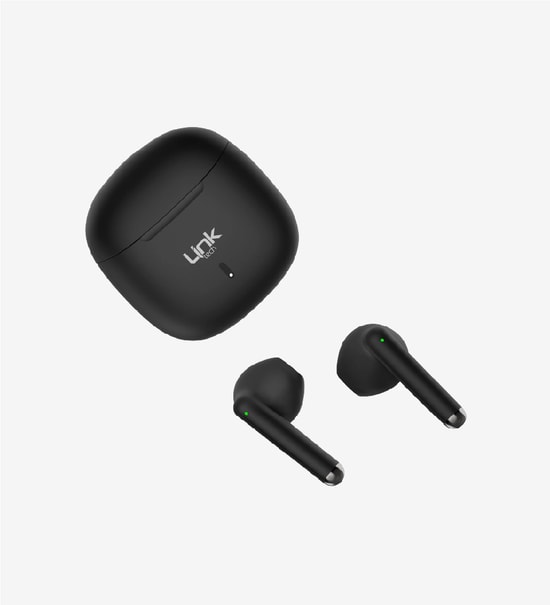 LinkTech TW10 Mini Bluetooth TWS Beyaz Kulaklık - 5.1 EDR, Mikrofonlu, Type-C Şarjlı, 13mm Sürücü, 15 Saat Pil Ömrü