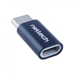 Nettech NT-26539 Siyah Micro USB - Type-C Çevirici Adaptör - Hızlı Veri Aktarımı, Güvenilir Bağlantı, Kompakt Tasarım