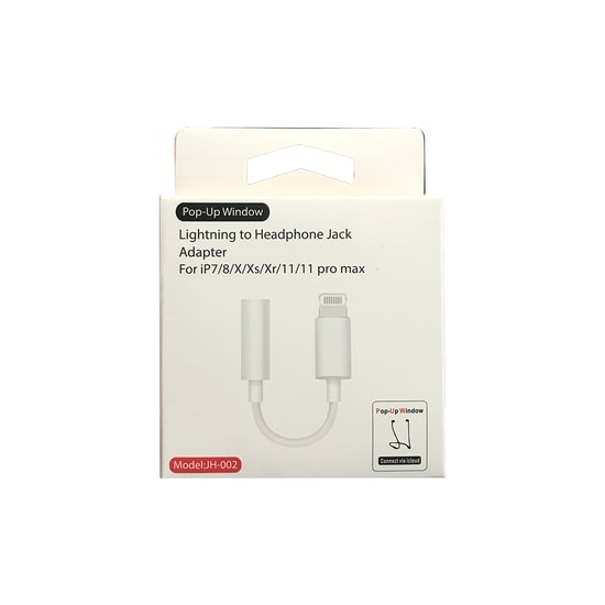 Nettech JH-002 Beyaz Jack to Lightning Dönüştürücü (NT-91551) - Yüksek Hızlı Data Aktarımı, 24 Ay Garantili