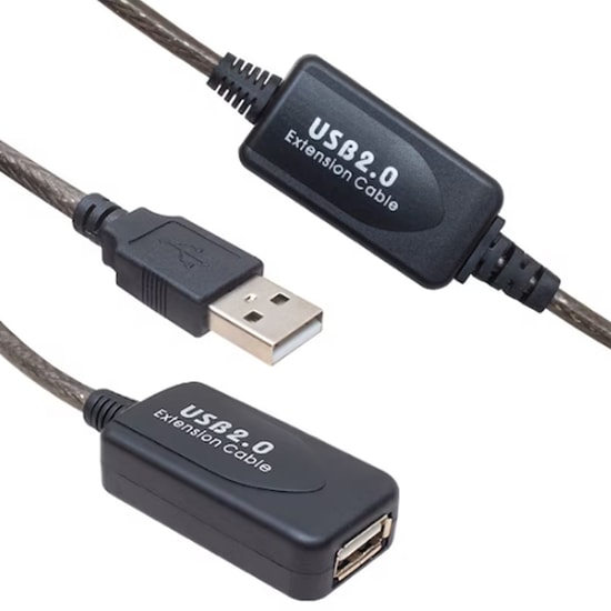 Hadron HDX7515 USB - USB Dönüştürücü (Siyah) 1 Metre Uzatma Kablosu - Yüksek Hızlı Data ve Şarj Aktarımı
