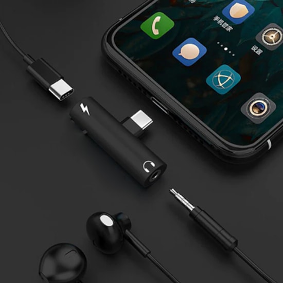Nettech JH-101 Siyah Jack to Lightning Dönüştürücü (NT-96483) - iPhone Uyumlu Ses Adaptörü (24 Ay Garantili)