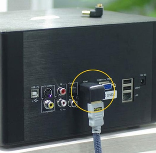 Hadron HDX1269 Siyah HDMI Mini to HDMI Dönüştürücü - L Tipi Adaptör, 4K, 1080p ve 3D Destekli HDMI Çevirici