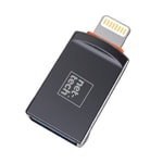 Nettech NT-OT05 Siyah USB to Lightning Dönüştürücü Adaptör - Hızlı Şarj ve Data Aktarımı