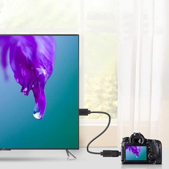 Hadron HDX1267 Siyah Micro HDMI to HDMI Dönüştürücü Adaptör - Yüksek Çözünürlüklü Görüntü Aktarımı