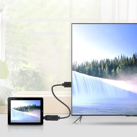 Hadron HDX1267 Siyah Micro HDMI to HDMI Dönüştürücü Adaptör - Yüksek Çözünürlüklü Görüntü Aktarımı