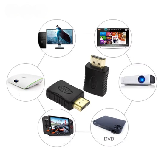 Hadron HDX1258 Siyah HDMI Mini to HDMI Dönüştürücü - Yüksek Çözünürlüklü Görüntü ve Ses Aktarımı