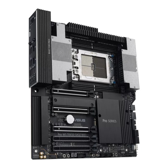 Asus PRO WS TRX50-SAGE WIFI AMD TRX50 Str5 Ddr5 8000 3x M2 Usb3.2 Wifi 7 + Bt 10gbit + 2.5gbit Lan Ceb 1tb’A Kad Ana Kar
