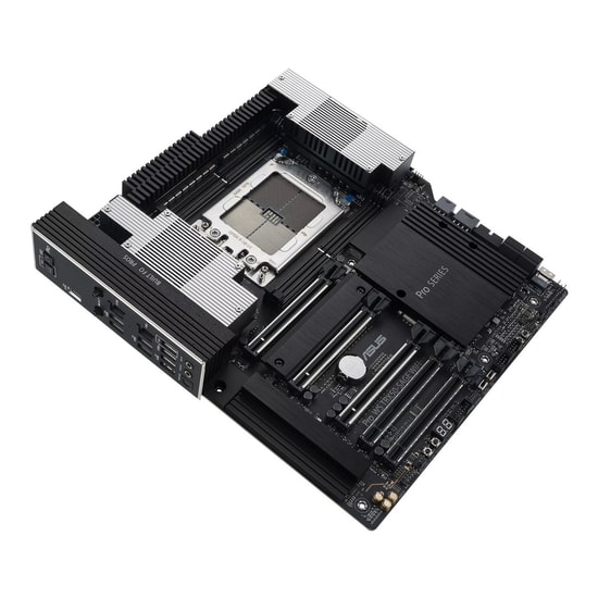 Asus PRO WS TRX50-SAGE WIFI AMD TRX50 Str5 Ddr5 8000 3x M2 Usb3.2 Wifi 7 + Bt 10gbit + 2.5gbit Lan Ceb 1tb’A Kad Ana Kar