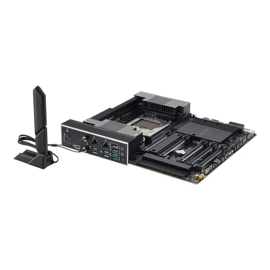 Asus PRO WS TRX50-SAGE WIFI AMD TRX50 Str5 Ddr5 8000 3x M2 Usb3.2 Wifi 7 + Bt 10gbit + 2.5gbit Lan Ceb 1tb’A Kad Ana Kar
