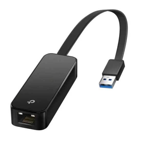 TP-LINK UE306 USB 3.0 Gigabit Siyah Ethernet Ağ Adaptörü - 1000 Mbps Hız, Katlanabilir Tasarım, Nintendo Switch Desteği
