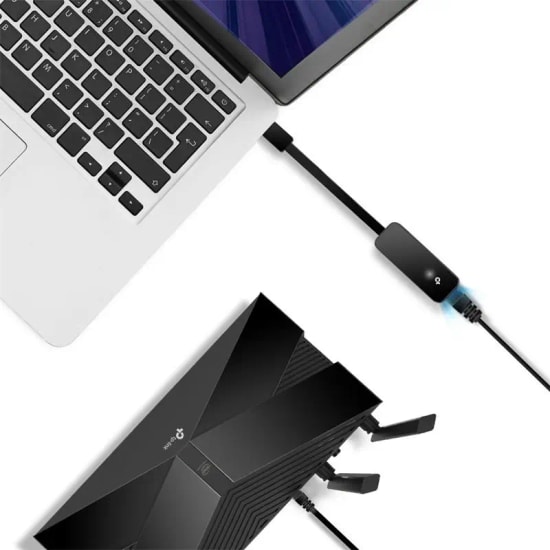 TP-LINK UE306 USB 3.0 Gigabit Siyah Ethernet Ağ Adaptörü - 1000 Mbps Hız, Katlanabilir Tasarım, Nintendo Switch Desteği