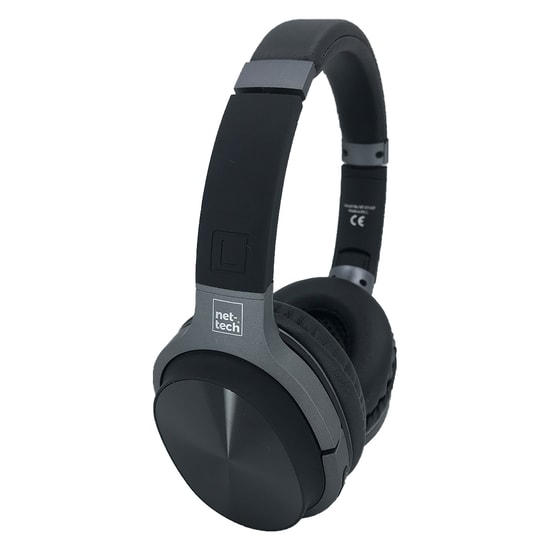 Nettech NT-BTH07 Kablosuz Kulak Üstü Kulaklık - Siyah, Ergonomik Tasarım, Yüksek Ses Kalitesi, Konforlu Kullanım