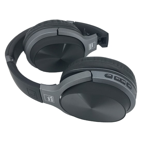 Nettech NT-BTH07 Kablosuz Kulak Üstü Kulaklık - Siyah, Ergonomik Tasarım, Yüksek Ses Kalitesi, Konforlu Kullanım