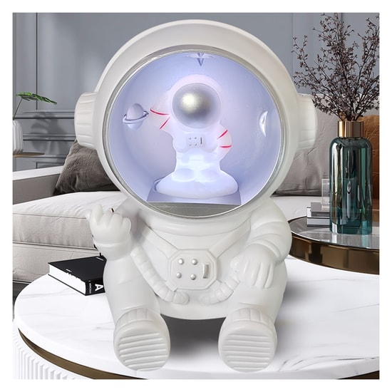 Nettech Y-599 Moonlight Astronot Speaker Kablosuz Hoparlör - Speaker (Çeşitli Renk) Bluetooth Hoparlör