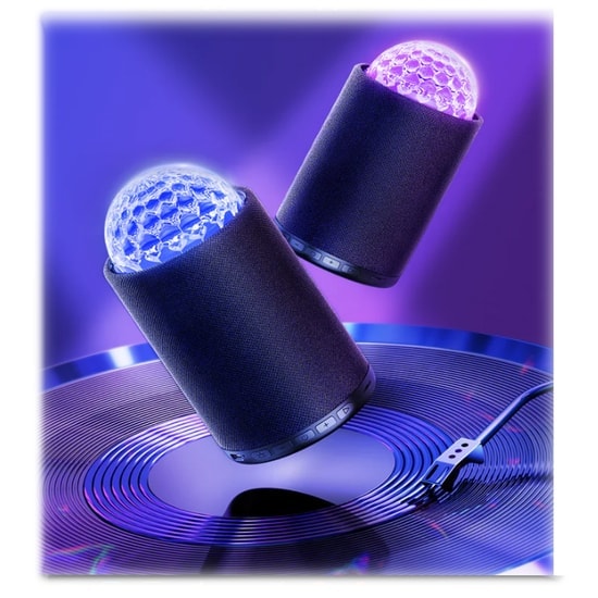 Joyroom JR-MS01 Maya Serisi Kablosuz Bluetooth Hoparlör (NT-102098) - Siyag, 8W Çıkış Gücü, 2200mAh Batarya, RGB LED 5.1