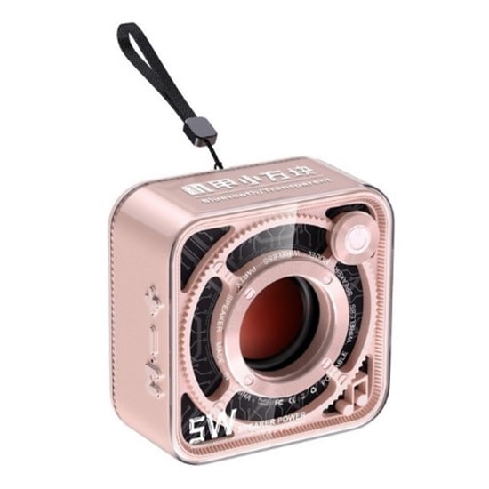 Nettech DW-12 Kablosuz Pembe Bluetooth Hoparlör (NT-102814) - Taşınabilir Ses Sistemi ve Müzik Çalar