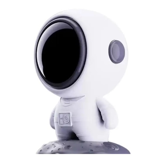 Paleon Z18 Astronot Speaker Kablosuz Hoparlör - Speaker (Beyaz) Bluetooth Hoparlör