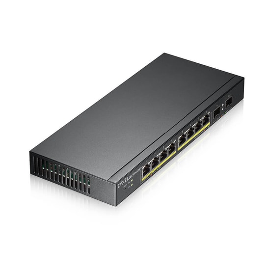Zyxel Gs1900-10hp V2 8port Poe Gigabit + 2 Sfp Slot Switch GS1900-10HP-EU0102F Web Yönetilebilir Rack Mount Metal Kasa