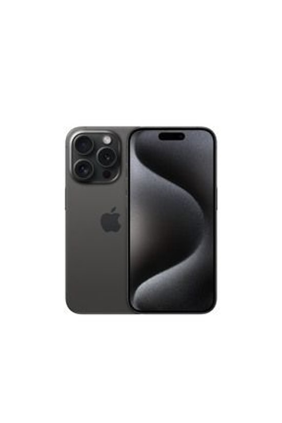 Apple iPhone 15 Pro 128GB Siyah Titanyum Akıllı Telefon - A17 Bionic Çip, 6.1" Süper Retina XDR Ekran, Türkiye Garantili