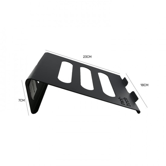 Nettech VR-18810 Tablet-Laptop Masaüstü Standı (Siyah) - Ergonomik Tasarım, Kaymaz Taban ve Şık Görünüm (VR-18810)