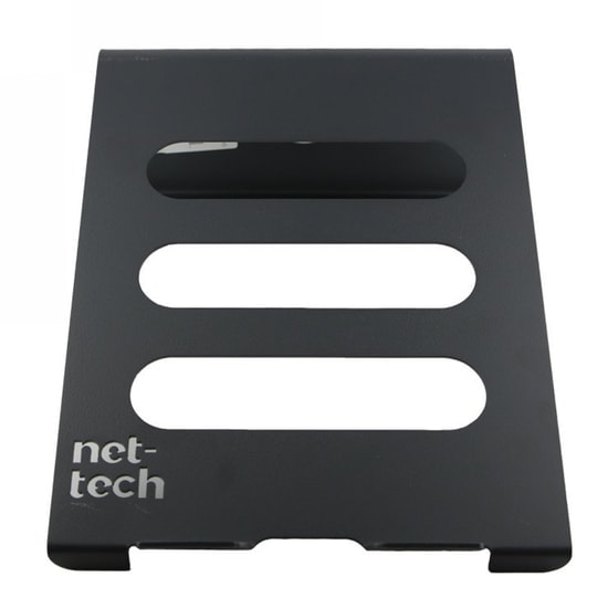 Nettech VR-18812 Antrasit Tablet-Laptop Masaüstü Standı - Ergonomik Tasarım, Kaymaz Taban, Şık ve Fonksiyonel Kullanım