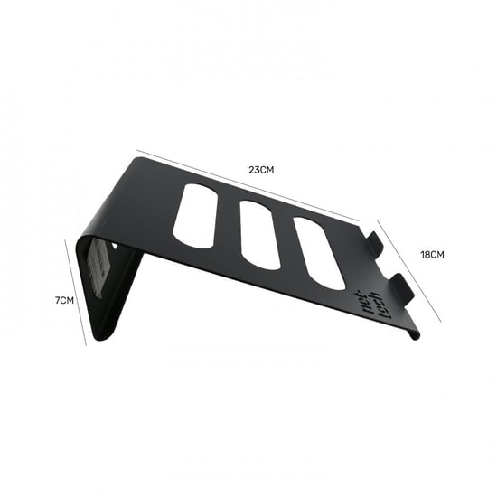 Nettech VR-18812 Antrasit Tablet-Laptop Masaüstü Standı - Ergonomik Tasarım, Kaymaz Taban, Şık ve Fonksiyonel Kullanım
