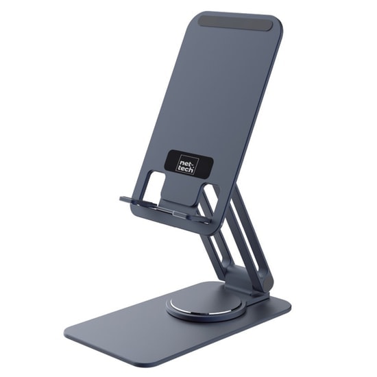 Nettech NT-007 Antrasit Telefon Standı (NT-100953) - Ev, Ofis ve Okul Kullanımı İçin, Dayanıklı Masaüstü Tutucu Aksesuar