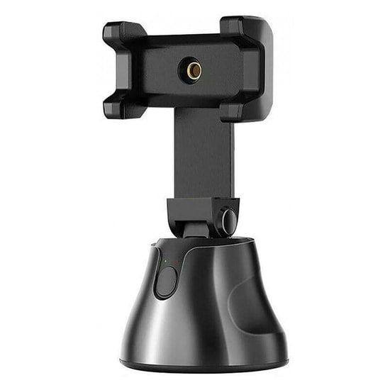 Nettech Robot Cameraman Araç İçi 360 Derece Dönerli Telefon Tutucu (NT-80097) - Siyah, Ayarlanabilir Açı, Ergonomik