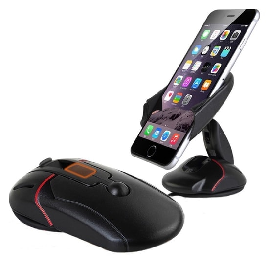 Nettech Pratik Araç İçi Tek Dokunuş Telefon Tutucu (NT-91139) - Siyah, Güvenli Kavrama, Ayarlanabilir Açı, Kolay Kurulum
