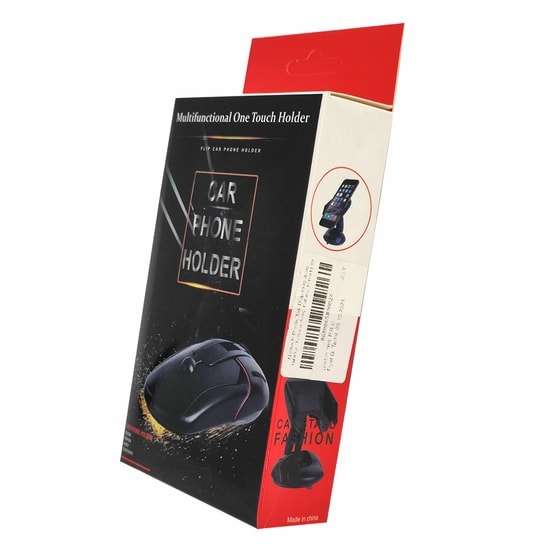 Nettech Pratik Araç İçi Tek Dokunuş Telefon Tutucu (NT-91139) - Siyah, Güvenli Kavrama, Ayarlanabilir Açı, Kolay Kurulum