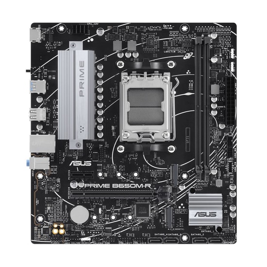 Asus Prime B650M-R AM5 DDR5 7200MHz Micro ATX Anakart: Ryzen 7000 Serisi, PCIe 4.0, Çift M.2, HDMI, 2.5G LAN, Aura RGB