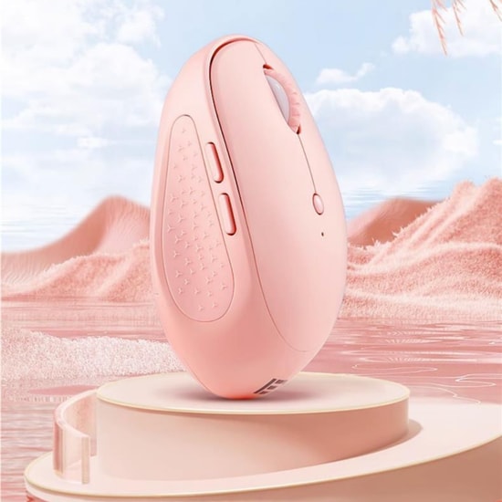 FD M702 Pembe Bluetooth Optik Mouse - 1500DPI, Sessiz Tıklama, Ergonomik Genel Kullanım, Kablosuz Özellikli