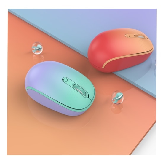 FD E370 Gökkuşağı Bluetooth Mouse (NT-105024) - Optik, 1600 DPI, Kablosuz, 4 Tuşlu, Sessiz Genel Kullanım, Ergonomik