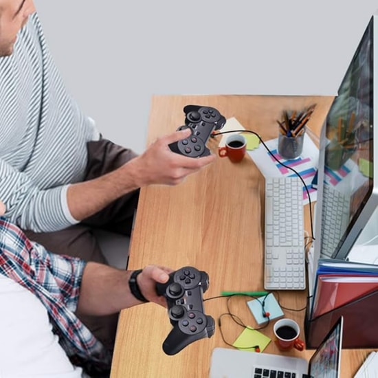 Hadron HD323 PS3-PS4 Uyumlu Titreşimli Kablosuz Oyun Konsolu - NT-32540 - Işıklandırma, Titreşim