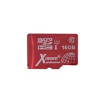 Nettech 16GB MicroSD Hafıza Kartı (NT-96118) - Yüksek Hızlı Veri Aktarımı, Kırmızı Renkli, 24 Ay İthalatçı Garantili 