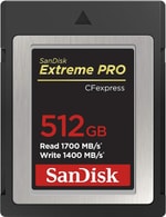 SanDisk 512GB Extreme Pro CFexpress Type B Hafıza Kartı (1700/1400MB/s) SDCFE-512G-GN4NN - Yüksek Hızlı 4K Video Kayıt