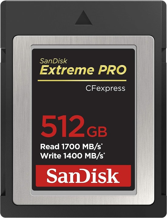 SanDisk 512GB Extreme Pro CFexpress Type B Hafıza Kartı (1700/1400MB/s) SDCFE-512G-GN4NN - Yüksek Hızlı 4K Video Kayıt