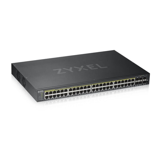 Zyxel Gs1920-48hp V2 44port Gigabit + 4xsfp L2 Poe Hybrid Nebula Switch GS192048HPV2-EU0101F Yönetilebilir Poe Ipv6