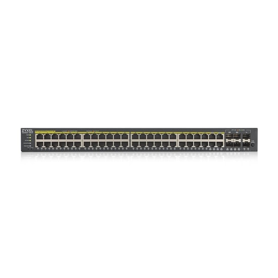 Zyxel Gs1920-48hp V2 44port Gigabit + 4xsfp L2 Poe Hybrid Nebula Switch GS192048HPV2-EU0101F Yönetilebilir Poe Ipv6
