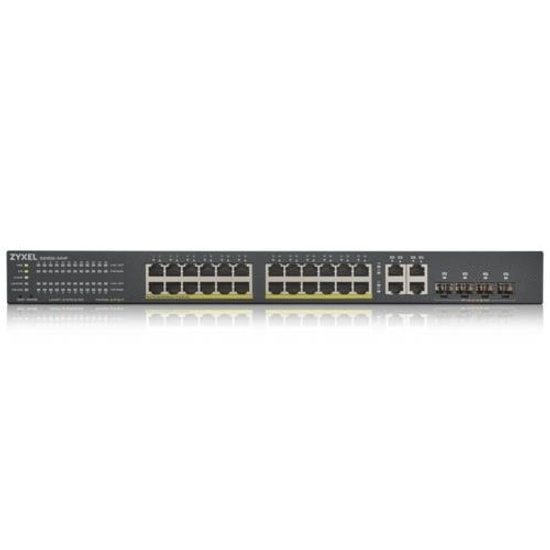 Zyxel Gs1920-24hp V2 24port Gigabit + 4dual Sfp L2 Hybrid Nebulaflex Poe Switch GS192024HPV2-EU0101F L2 Yönetilebilir